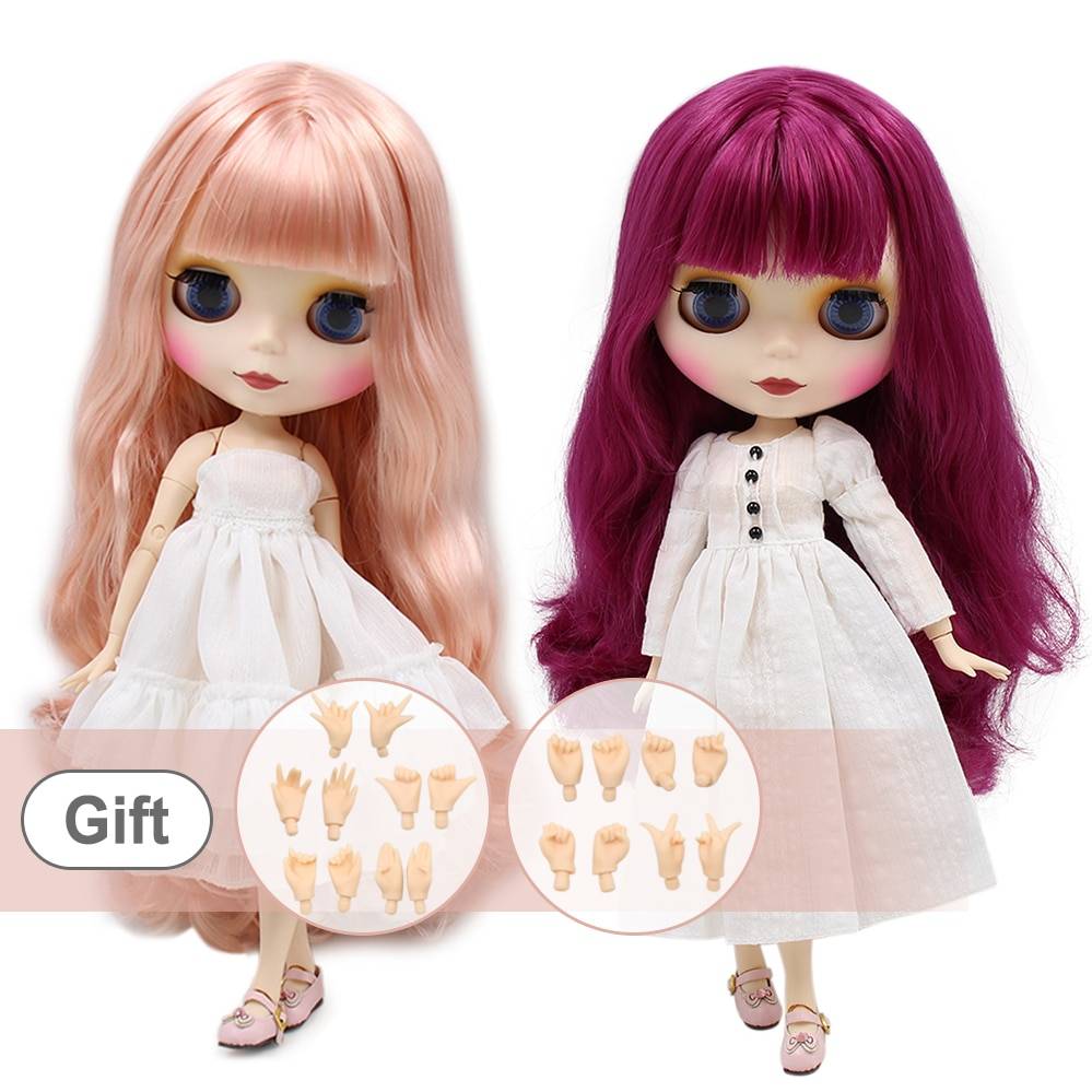 Fashion Colorful Hair Blyth Doll with Joint Body for Kids