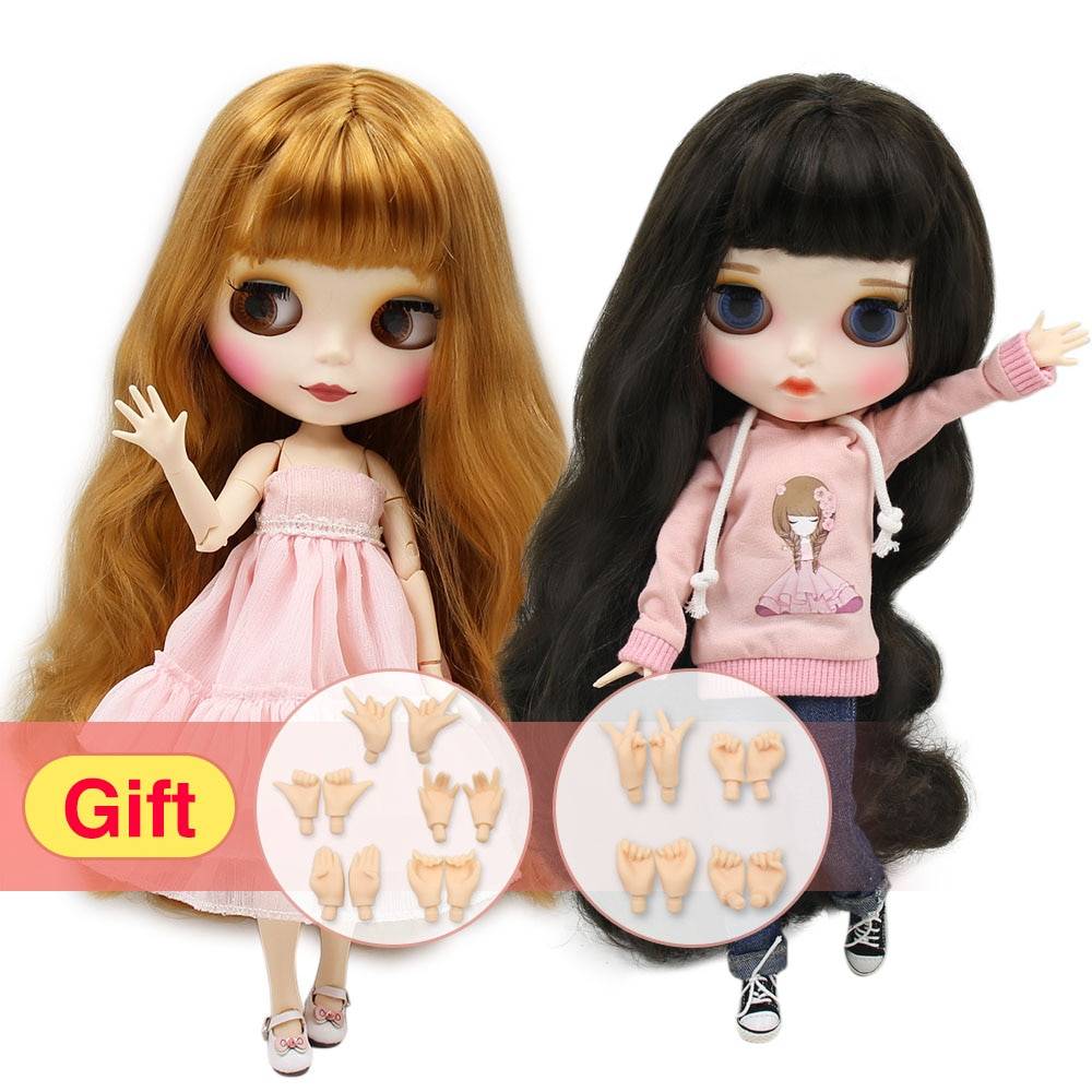 Fashion Colorful Hair Blyth Doll with Joint Body for Kids