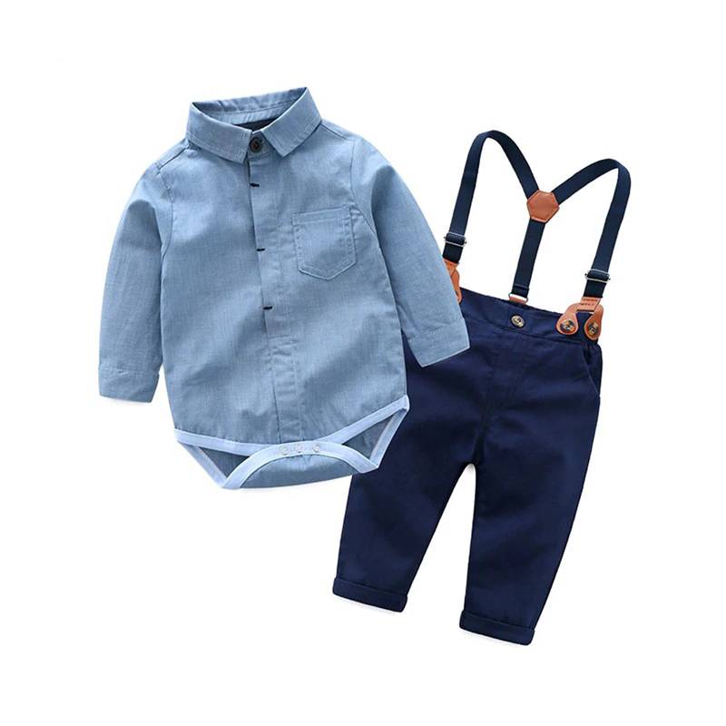 Suit for Toddlers with Suspenders