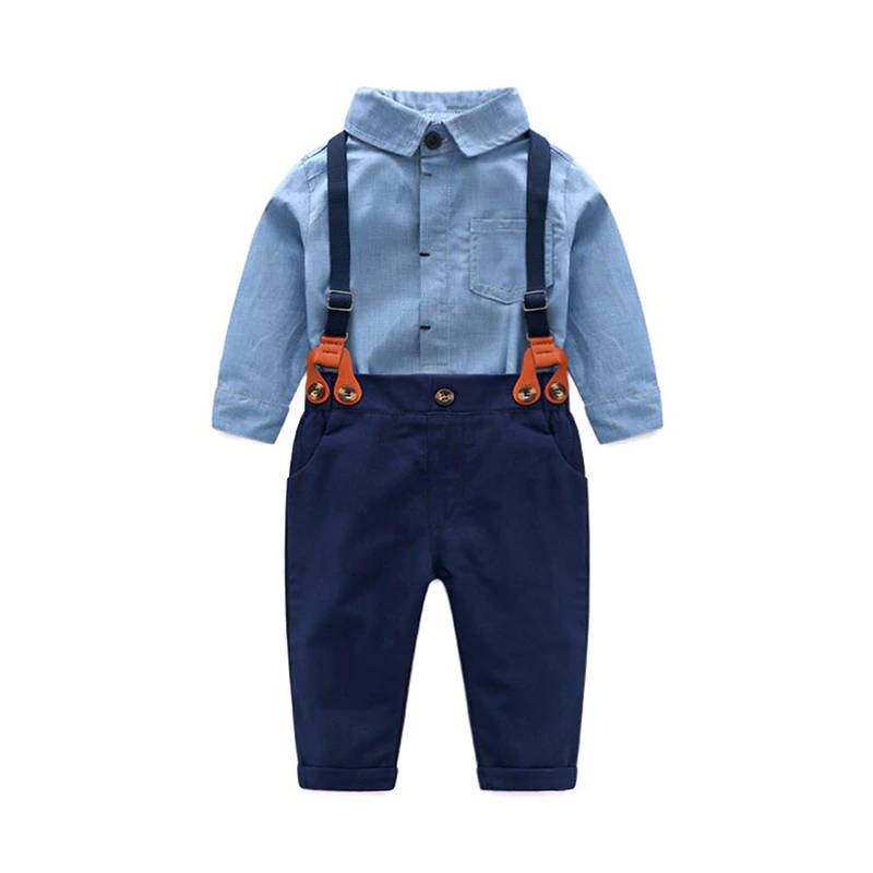 Suit for Toddlers with Suspenders