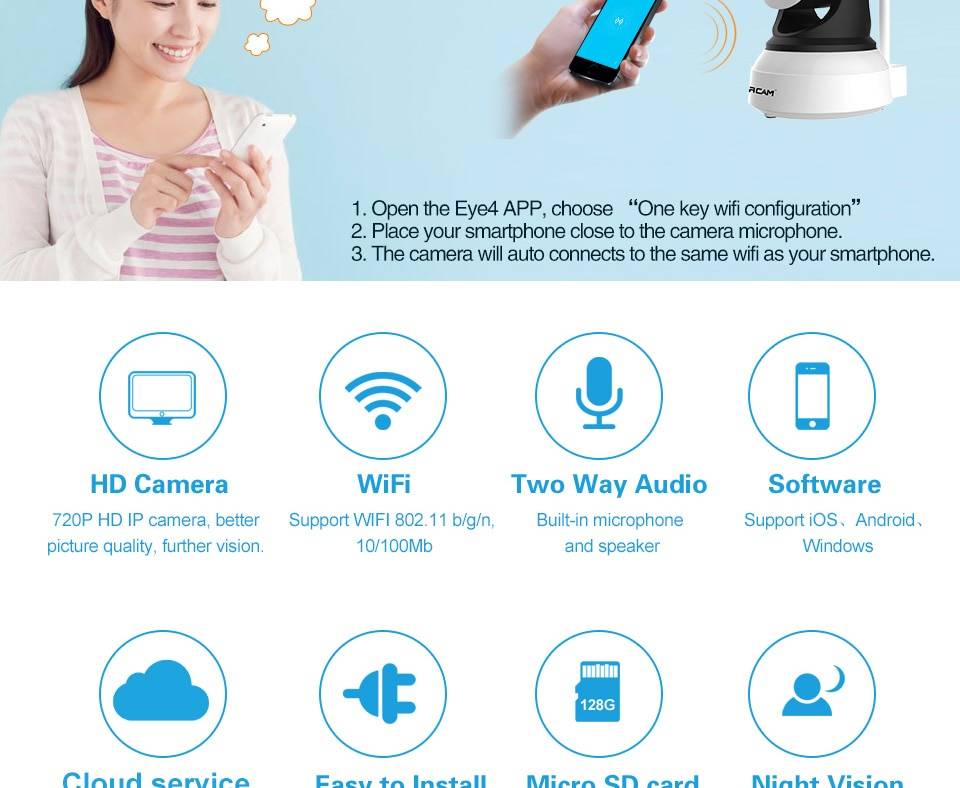 Wireless Motion Detecting Baby Monitor