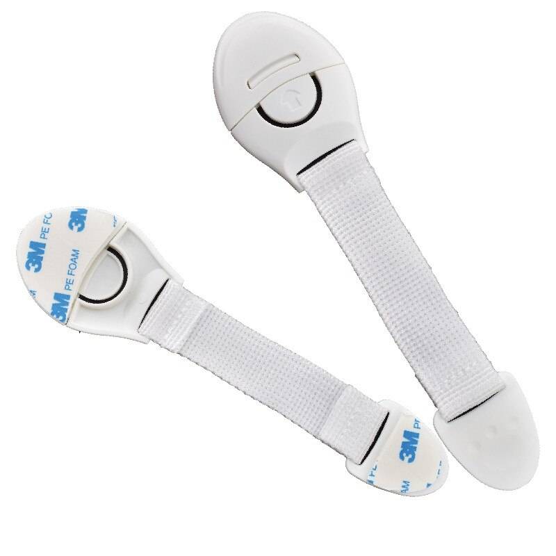 White Plastic Safety Straps 10 Pcs Set