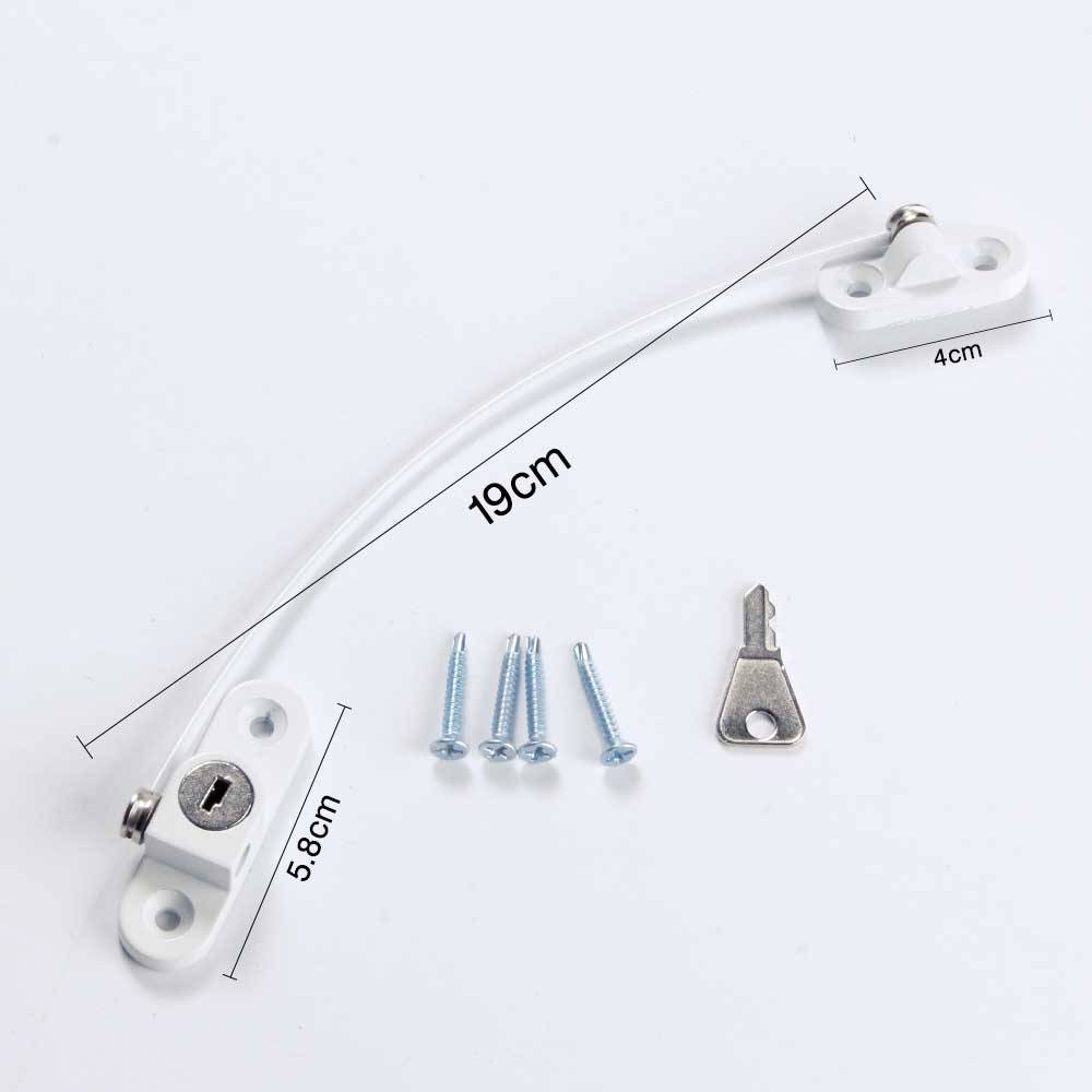 Erumly Baby Health & Care Baby Safety Stainless Steel Safety Window's Lock Stainless Steel Safety Window's Lock