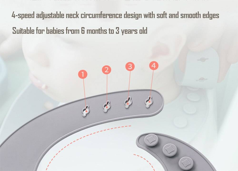 Children's Tableware Silicone Bowl+Plate+Spoon+Bibs  Set