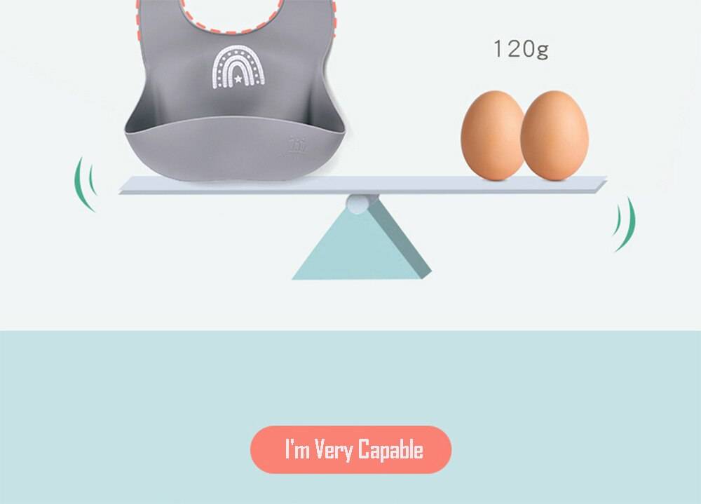 Children's Tableware Silicone Bowl+Plate+Spoon+Bibs  Set