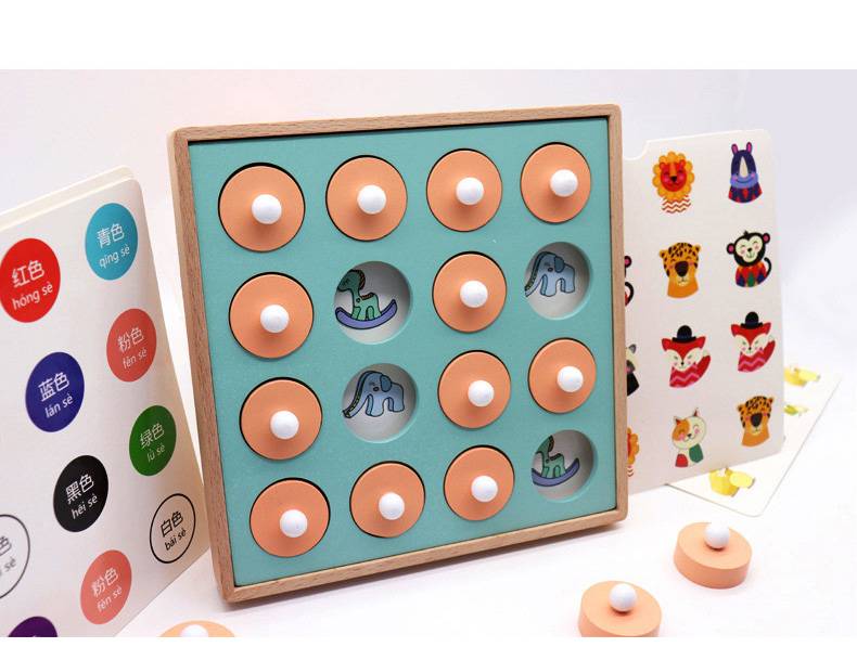 3D Wooden Pattern Matching Game