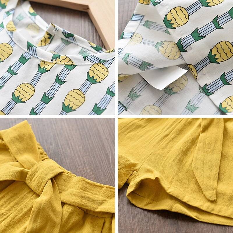 Girls Summer Clothing Set 2 Pcs