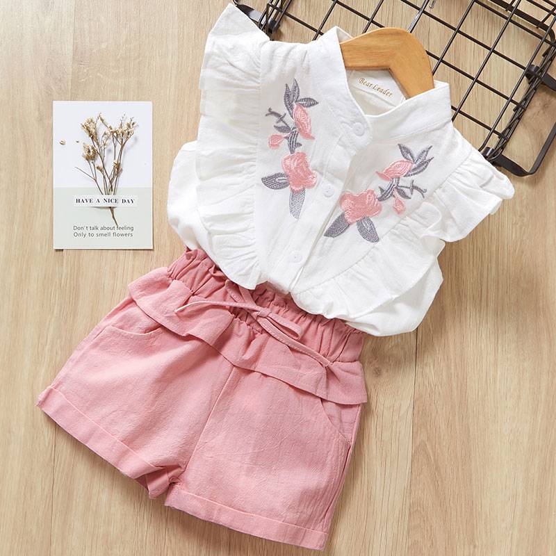 Girls Summer Clothing Set 2 Pcs