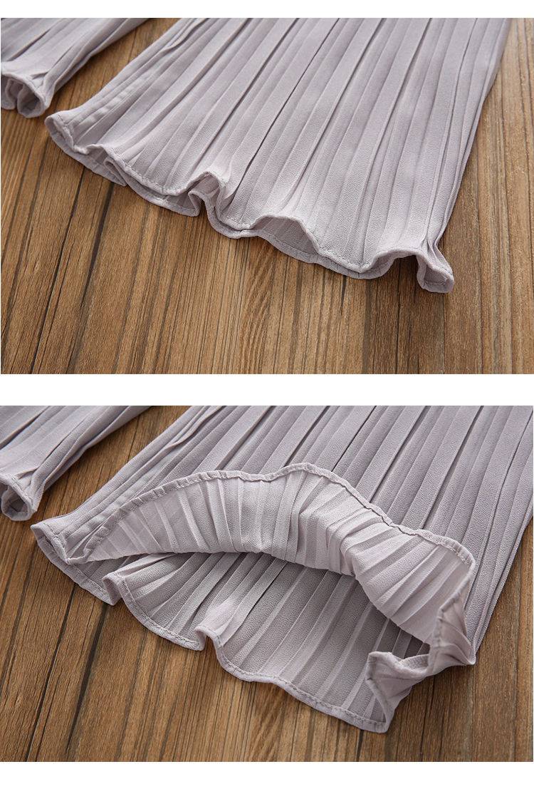 Girls' Clothing Set with Colorful Pants