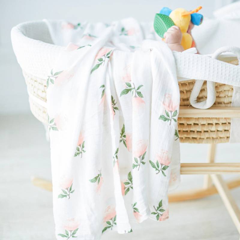 Multifunction Organic Cotton Muslin with Cartoon Prints