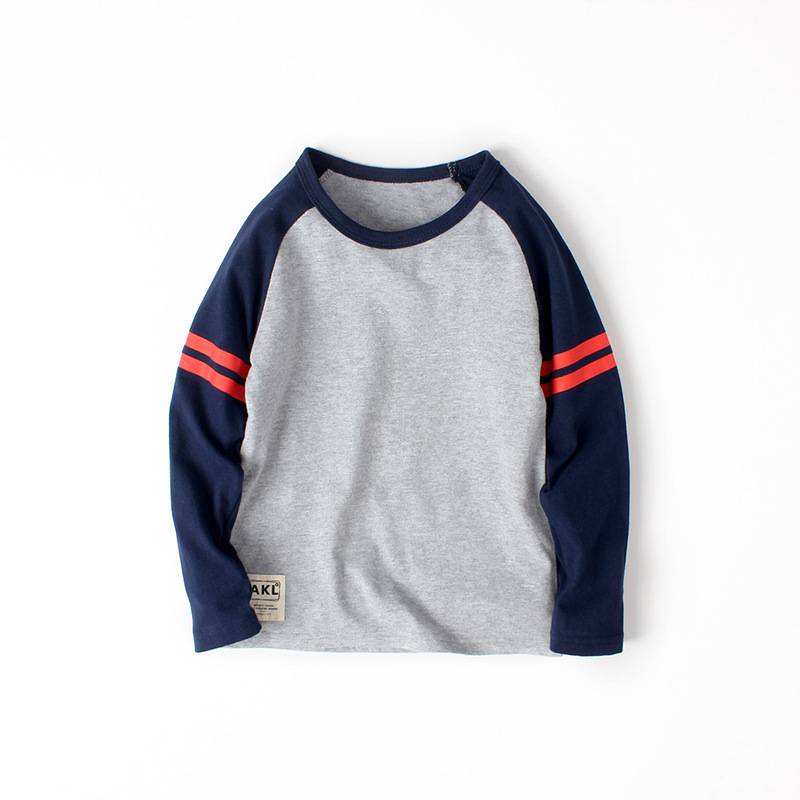 Boys Basic Striped Long Sleeve