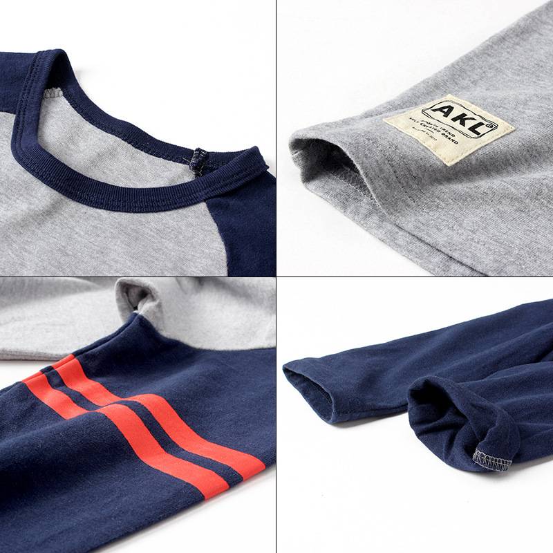 Boys Basic Striped Long Sleeve