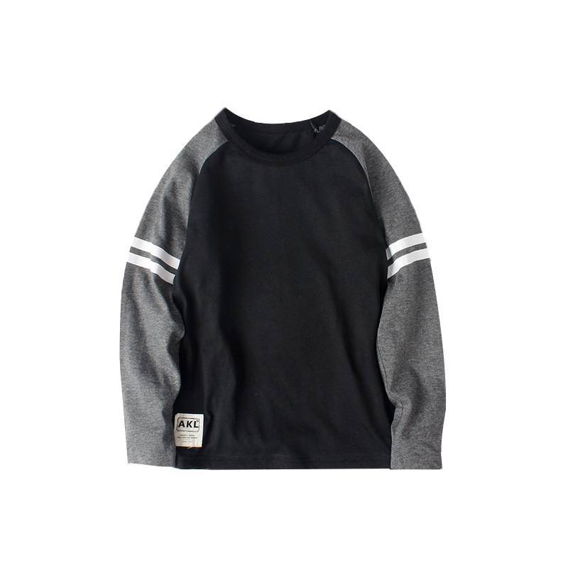 Boys Basic Striped Long Sleeve