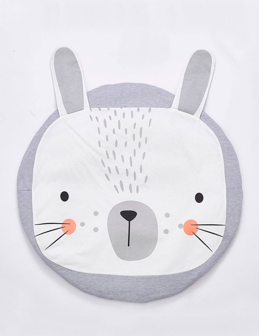 Kids Round Animal Pattern Play Mats