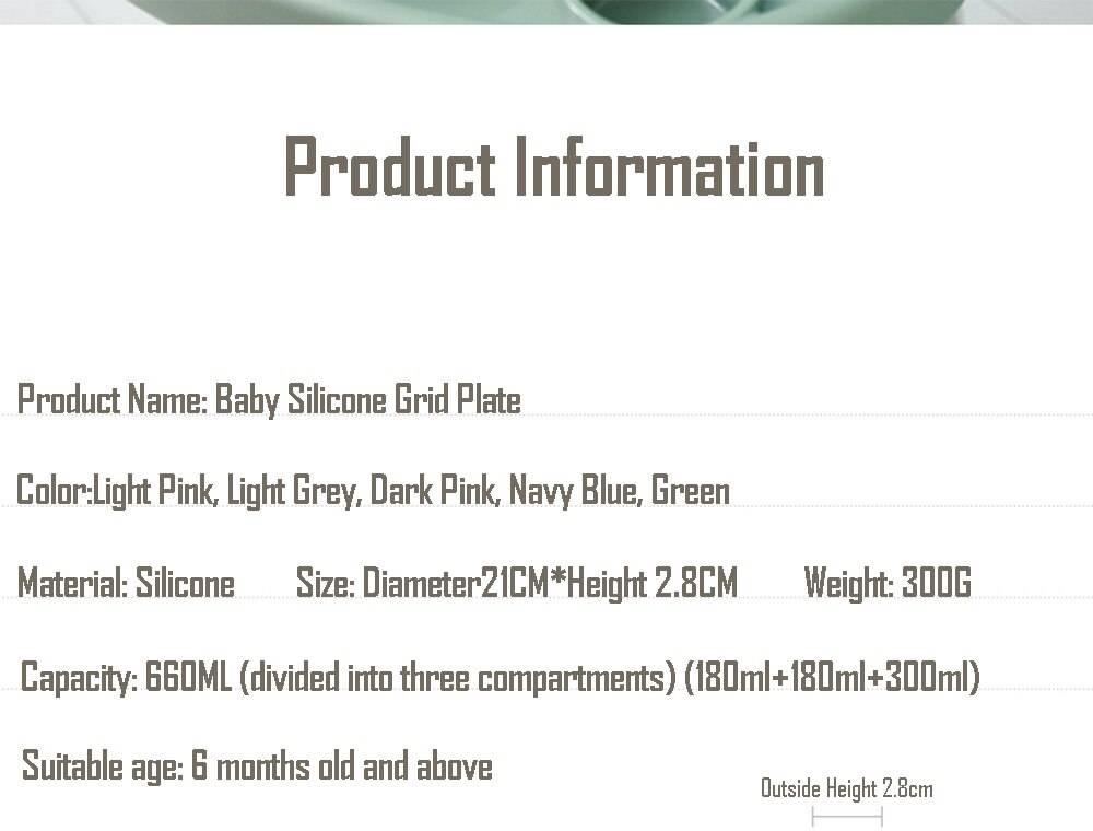 Children's Tableware Silicone Bowl+Plate+Spoon+Bibs  Set