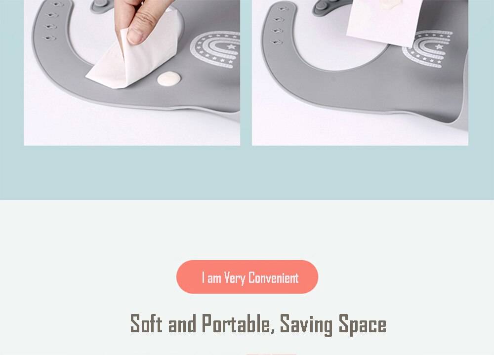 Children's Tableware Silicone Bowl+Plate+Spoon+Bibs  Set