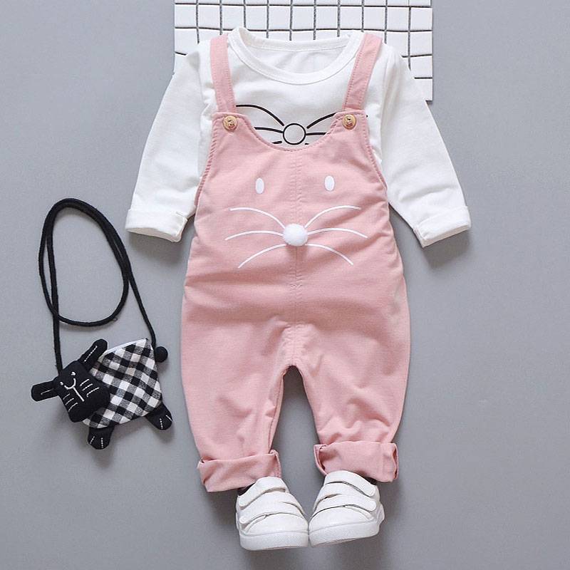 Spring newborn baby girls clothes sets 