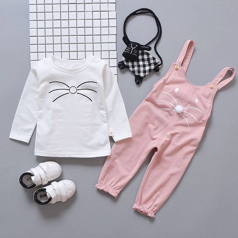 Spring newborn baby girls clothes sets 
