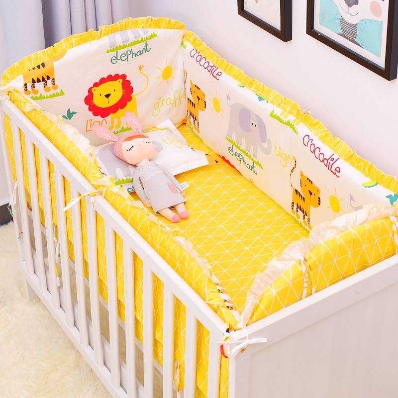 Erumly Cotton Baby’s Crib Bedding Set Cotton Baby's Crib Bedding Set
