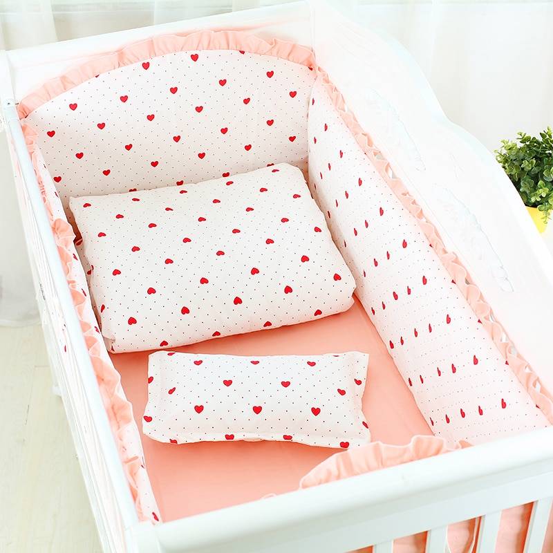 Erumly Cotton Baby’s Crib Bedding Set Cotton Baby's Crib Bedding Set