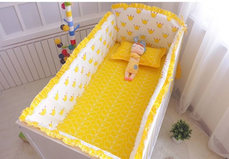 Erumly Cotton Baby’s Crib Bedding Set Cotton Baby's Crib Bedding Set