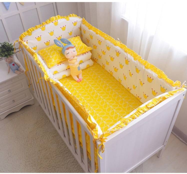 Erumly Cotton Baby’s Crib Bedding Set Cotton Baby's Crib Bedding Set
